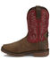 Image #3 - Justin Men's Broncy Waterproof Western Work Boots - Composite Toe, Brown, hi-res