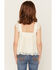 Image #4 - Shyanne Girls Eyelet Sleeveless Tank Top, Cream, hi-res