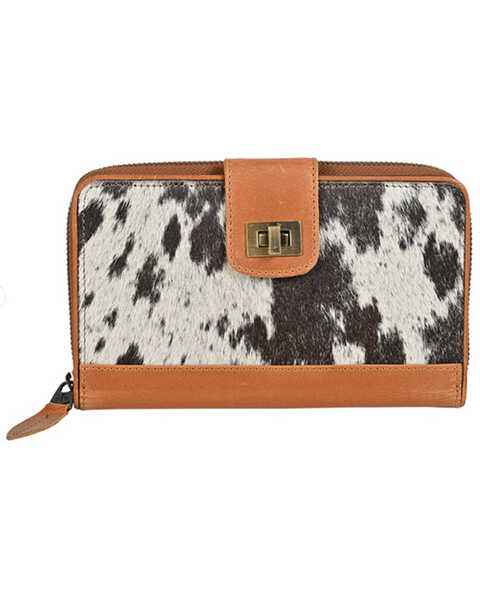 Image #1 - STS Ranchwear by Carroll Women's Cowhide Basic Bliss Ava Wallet , Brown, hi-res