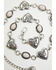 Image #2 - Shyanne Girls' Heart Concho Chain Belt, Silver, hi-res