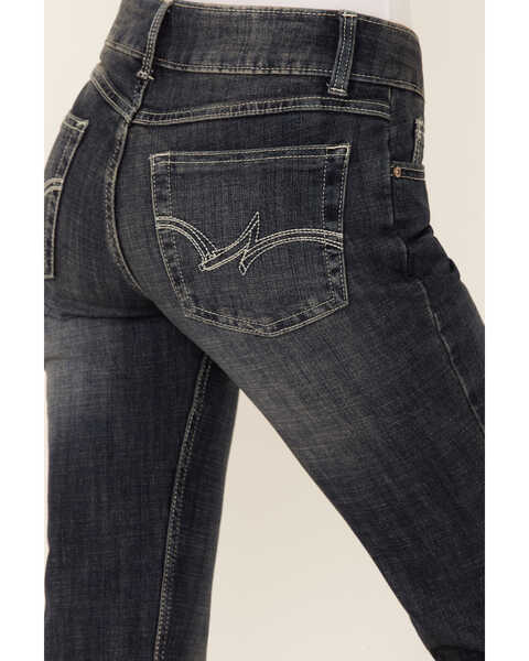 Image #4 - Wrangler Women's Dark Wash Bootcut Jeans, Dark Blue, hi-res