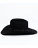 Image #3 - Serratelli 6X Felt Cowboy Hat, Black, hi-res