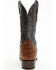 Image #5 - Dan Post Men's 12" Exotic Caiman Western Boots - Round Toe, Brown, hi-res