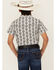 Image #4 - Cowboy Hardware Boys' Southwestern Print Short Sleeve Snap Western Shirt, , hi-res