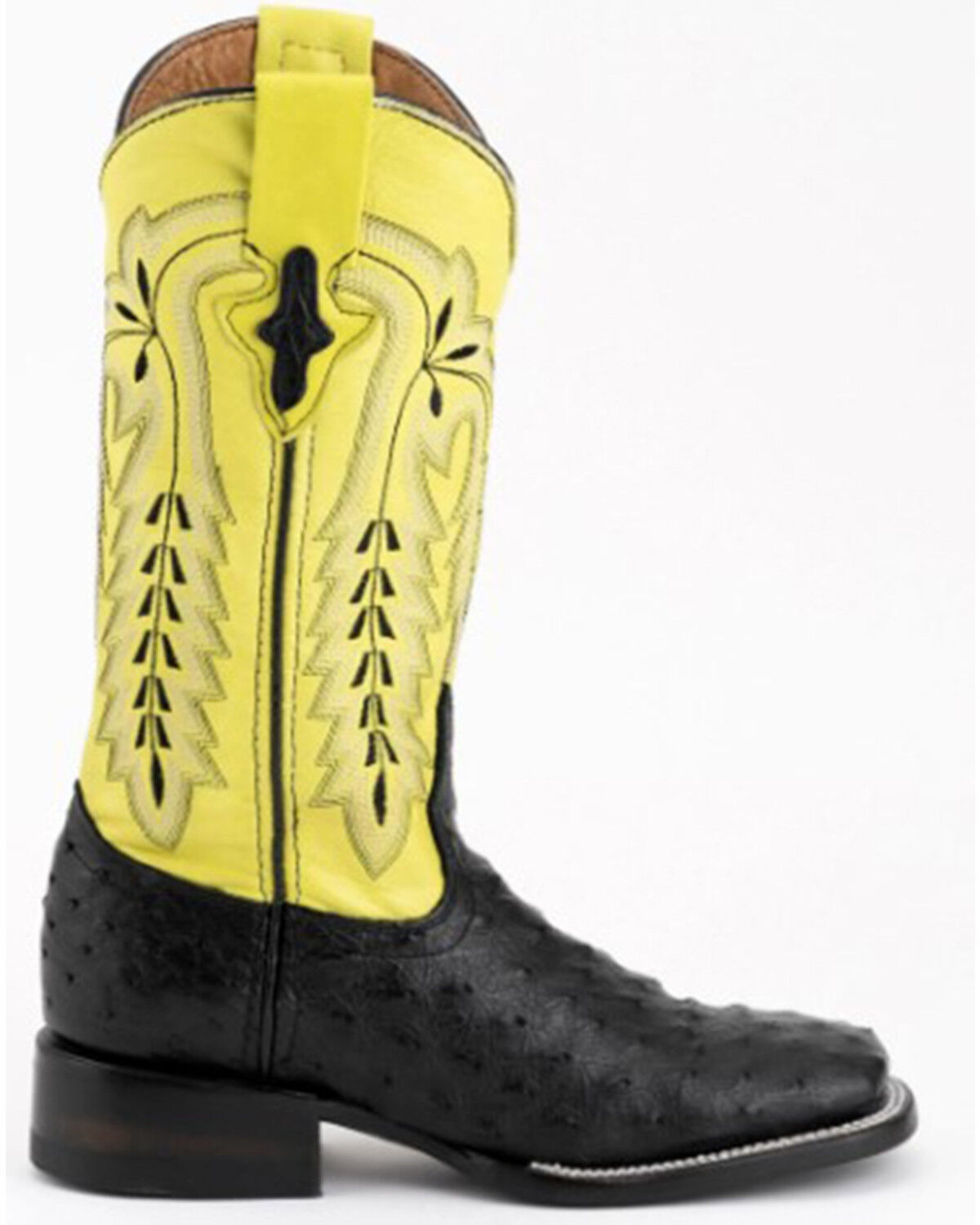 Image #2 - Ferrini Women's Exotic Full Quill Ostrich Western Boots - Broad Square Toe, , hi-res