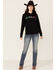 Image #4 - Ariat Women's Mexico Embroidered Logo Pullover Hoodie, Black, hi-res