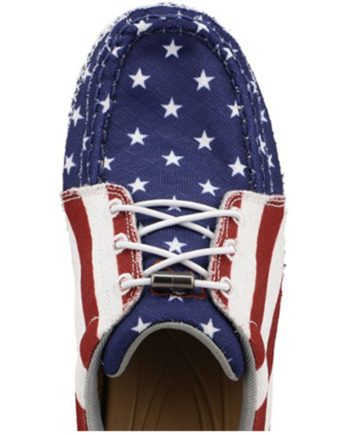 Image #6 - Twisted X Women's Zero-X™ Casual Shoes - Moc Toe, Red/white/blue, hi-res