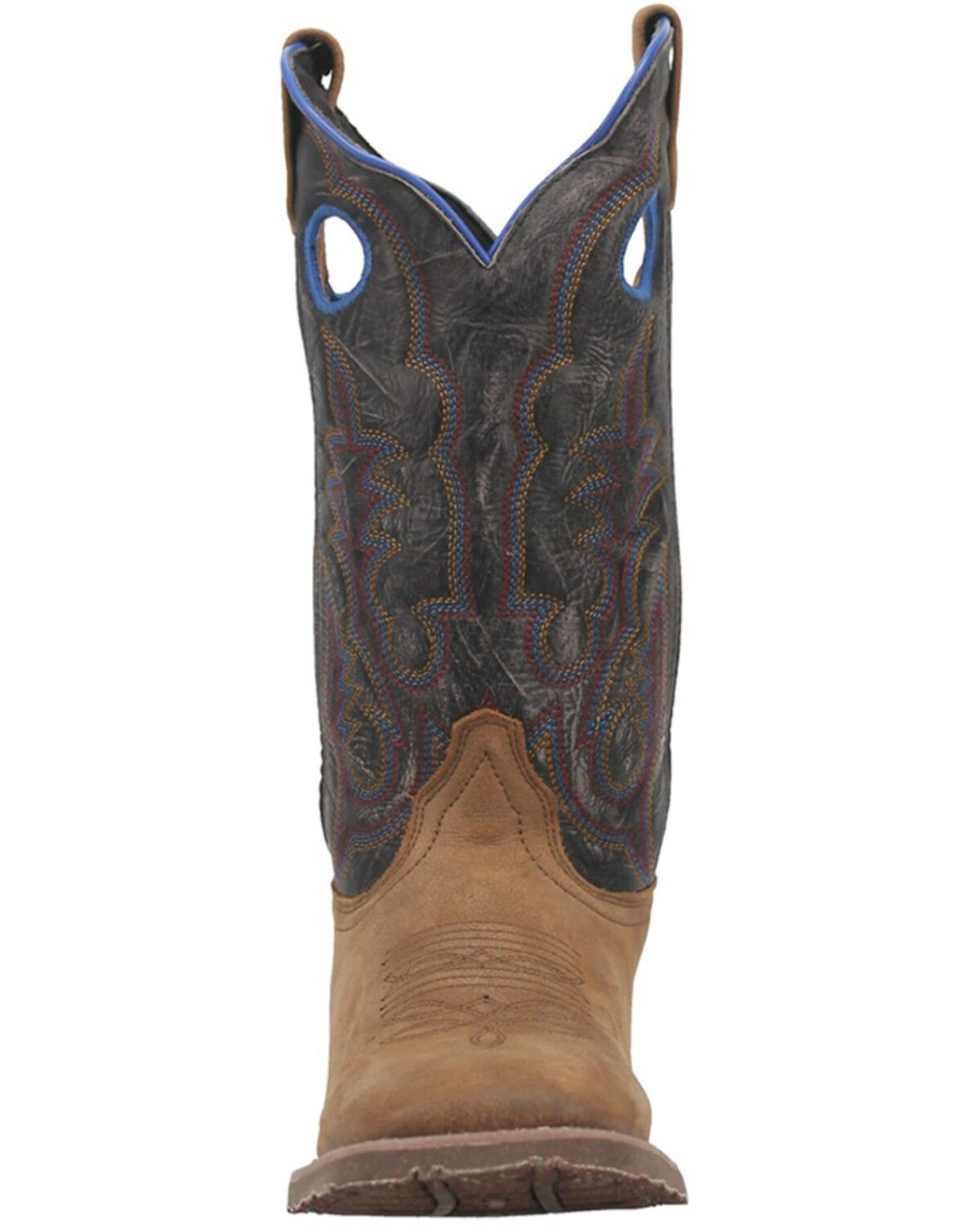 Image #4 - Laredo Men's Isaac Distressed Western Boots - Broad Square Toe, , hi-res