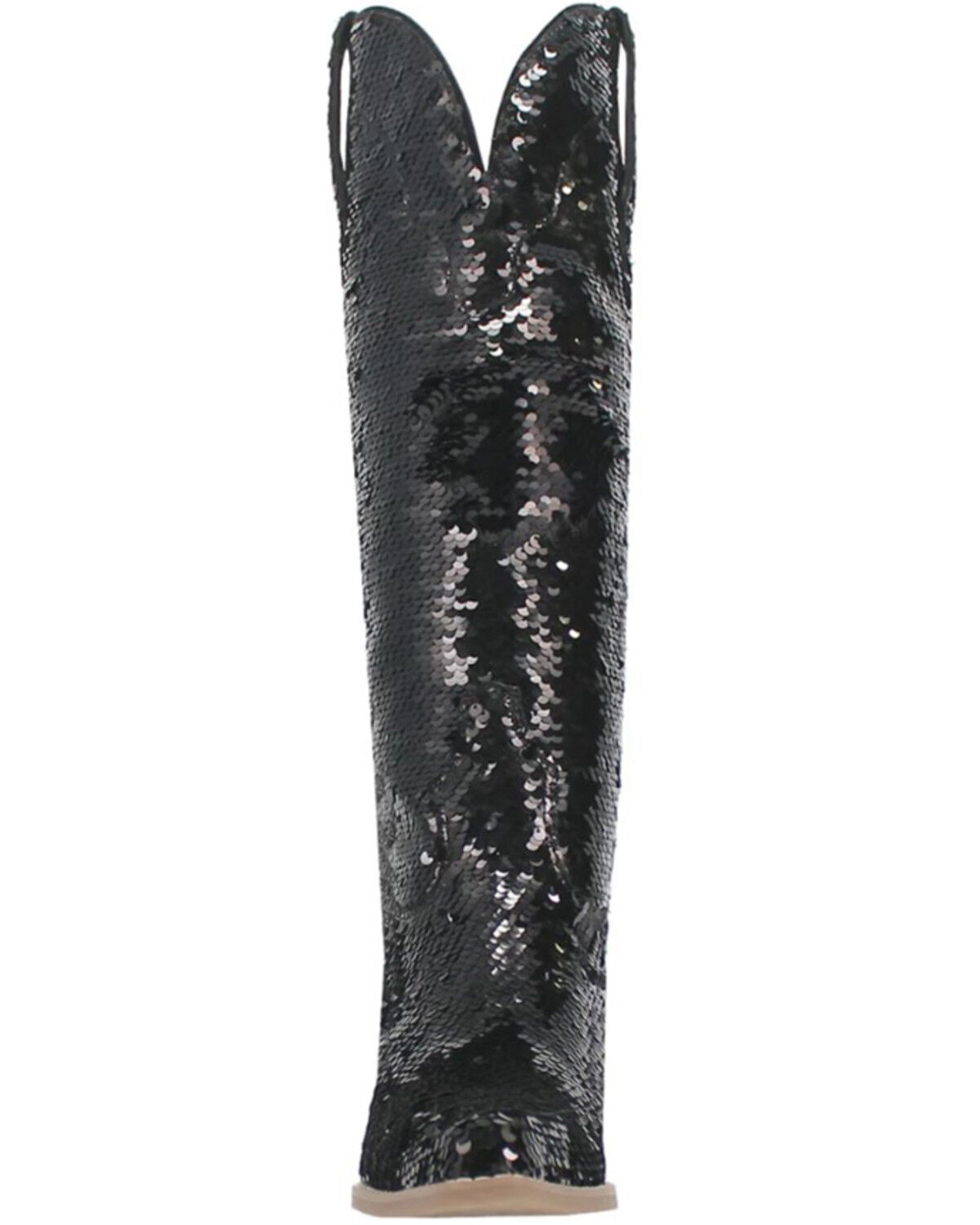 Image #4 - Dingo Women's Sequin Dance Hall Queen Tall Western Boots - Snip Toe, Black, hi-res