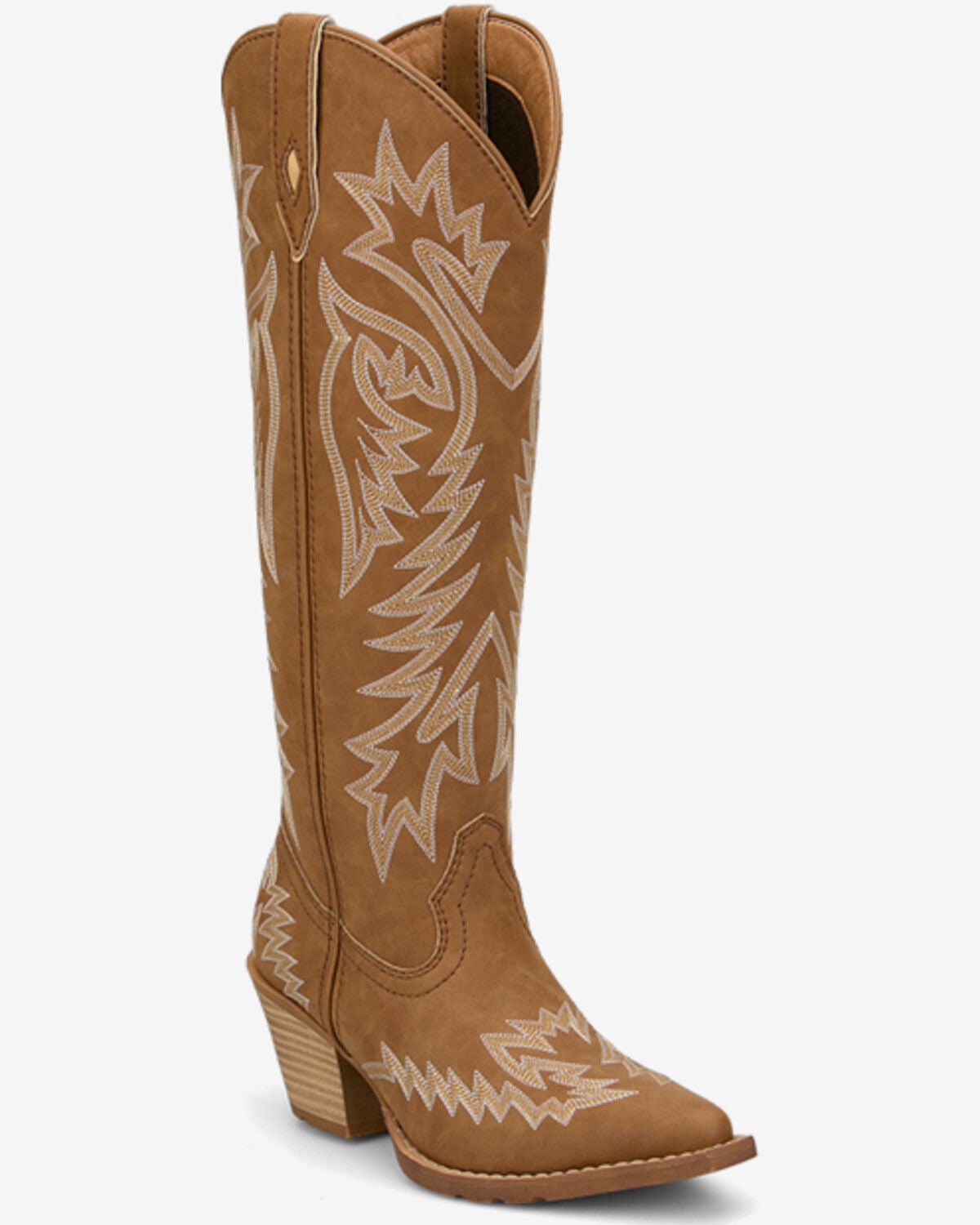 Image #1 - Justin Women's Paloma Western Boots - Snip Toe, Brown, hi-res