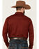Cody James Men's Solid Treadstone Long Sleeve Snap Western Shirt , Dark Red, hi-res