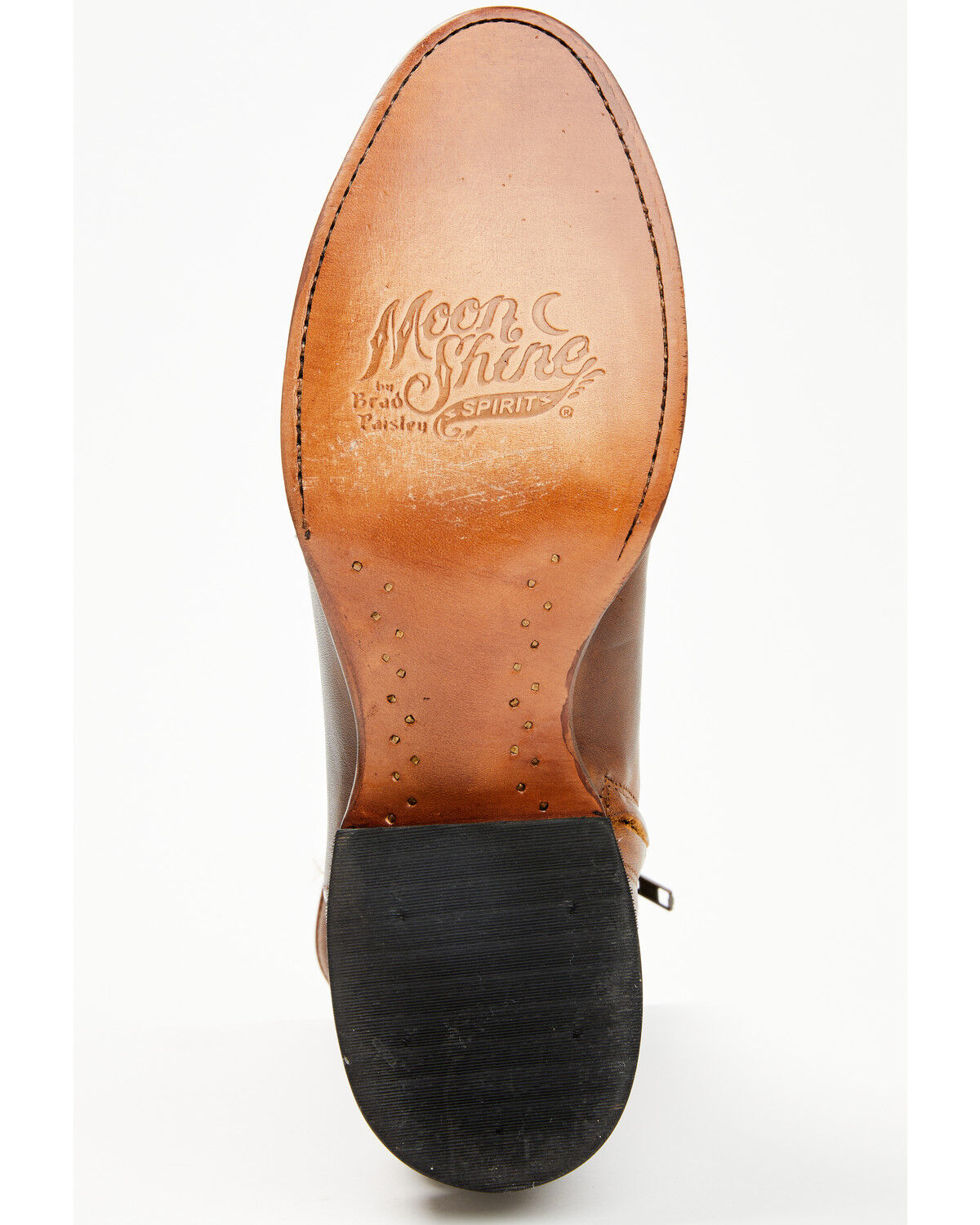 Image #7 - Moonshine Spirit Men's Pancho 8" Zipper Western Boot - Round Toe, Brown, hi-res
