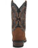 Laredo Men's Rockwell Western Work Boots - Steel Toe, Brown, hi-res
