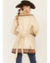 Image #4 - Tasha Polizzi Women's Raquel Faux Suede Border Print Jacket , Tan, hi-res