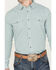 Image #3 - Gibson Trading Co. Men's Grand Stand Plaid Print Long Sleeve Western Snap Shirt, White, hi-res