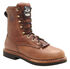 Georgia Boot Men's Farm and Ranch Lacer Work Boots - Round Toe, Walnut, hi-res