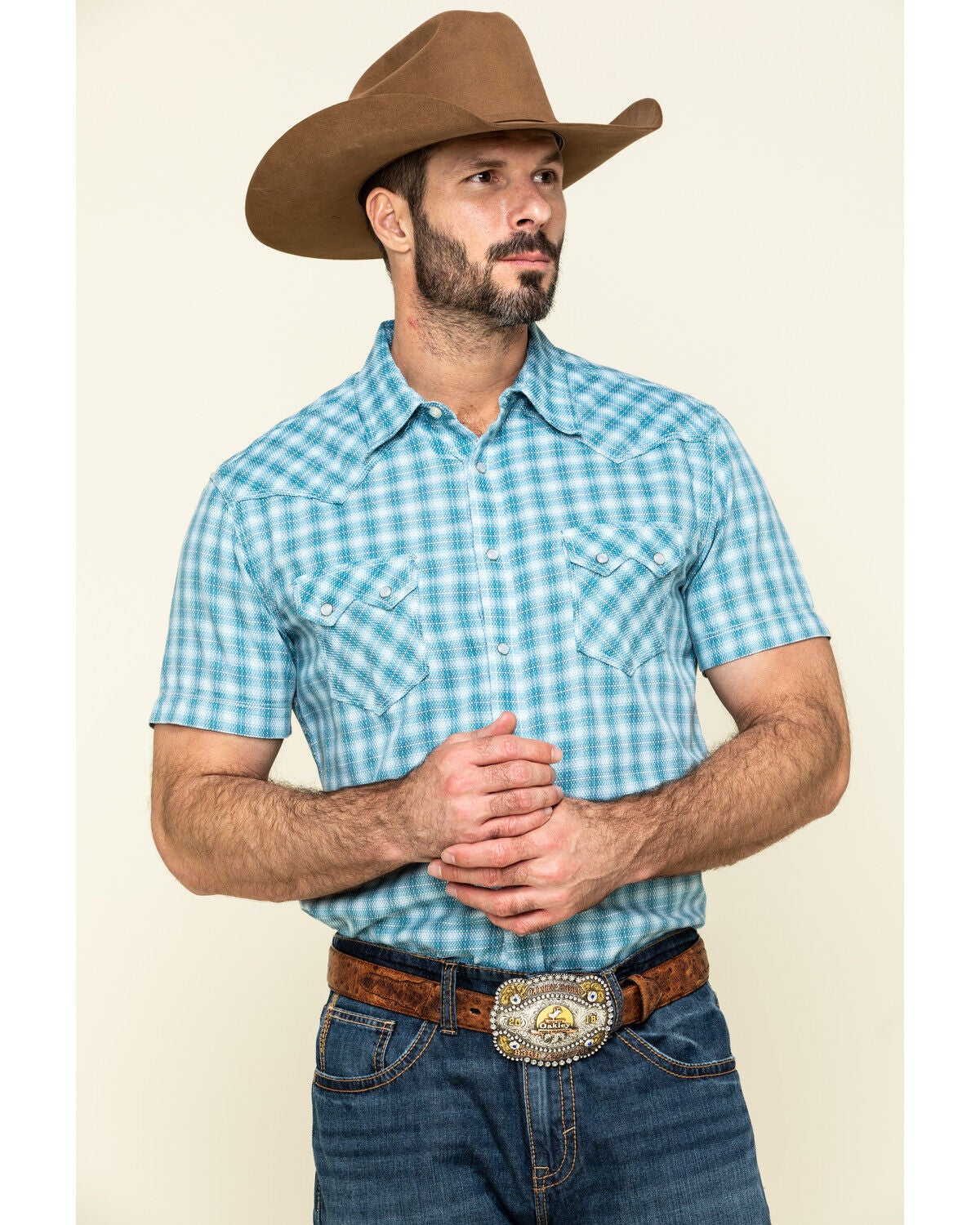 Rock \u0026 Roll Denim Men's Turquoise Small 