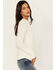 Image #2 - Idyllwind Women's Pearl Knit Henley Shirt, Ivory, hi-res