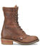 Image #2 - Double H Men's Lewis Packer Boots - Round Toe, Caramel, hi-res