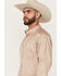 Image #2 - Ariat Men's Solid Khaki Twill Long Sleeve Western Shirt - Big & Tall, Khaki, hi-res