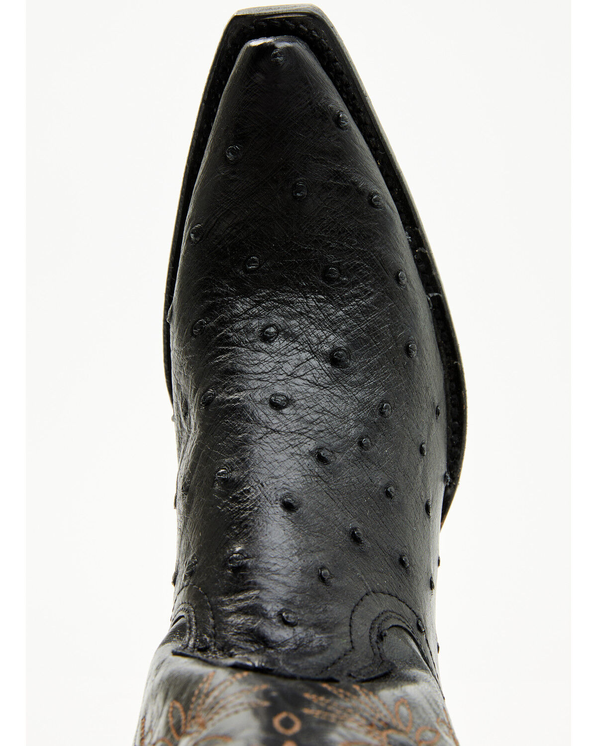 Image #6 - Shyanne Women's Daisie Exotic Full Quill Ostrich Western Boots - Snip Toe, Black, hi-res