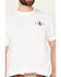 Image #3 - Cowboy Up Men's It's Not A Choice Short Sleeve Graphic T-Shirt, White, hi-res