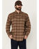 Image #1 - Ariat Men's Rebar DuraStretch Long Sleeve Button-Down Work Shirt, Brown, hi-res