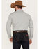 Image #4 - Gibson Men's Goldfield Floral Print Long Sleeve Western Pearl Snap Shirt , Steel, hi-res