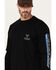 Image #3 - Hawx Men's FR Tower Long Sleeve Graphic Work T-Shirt, Black, hi-res