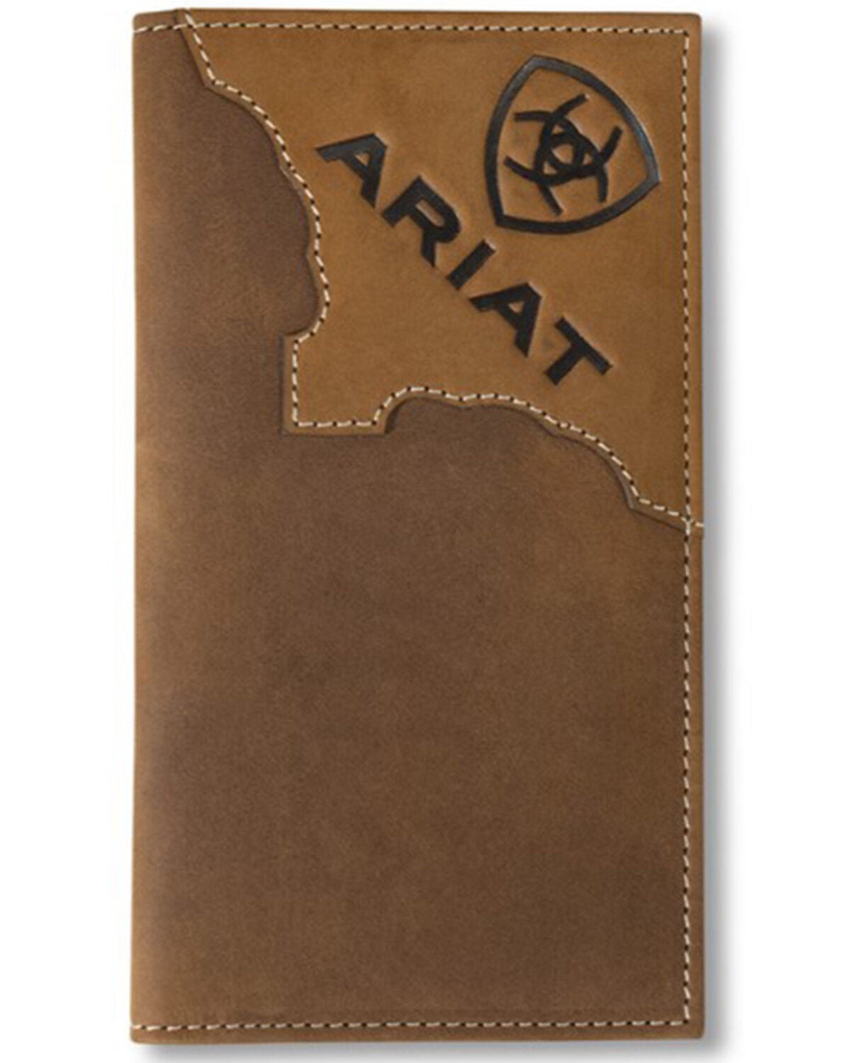 Ariat Men's Two Tone Rodeo Wallet, Brown, hi-res