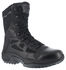 Image #1 - Reebok Women's Rapid Response 8" Work Boots - Soft Toe, Black, hi-res