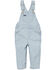 Image #1 - Wrangler Infant Girls' Grace Light Wash Denim Overalls, Light Wash, hi-res