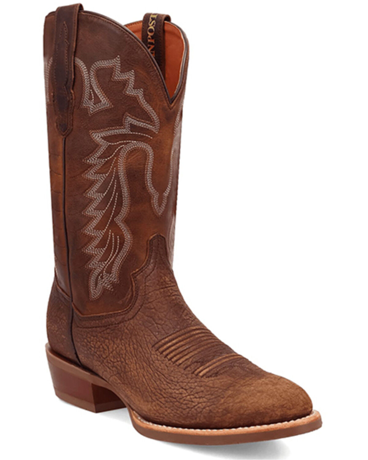 Image #1 - Dan Post Men's Neeley Performance Western Boots - Round Toe, Brown, hi-res