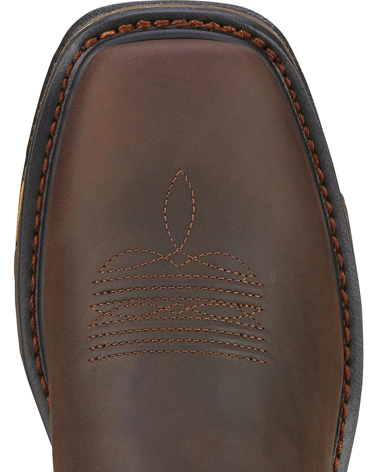 Image #4 - Ariat Men's WorkHog® Western Work Boots - Broad Square Toe, Earth, hi-res