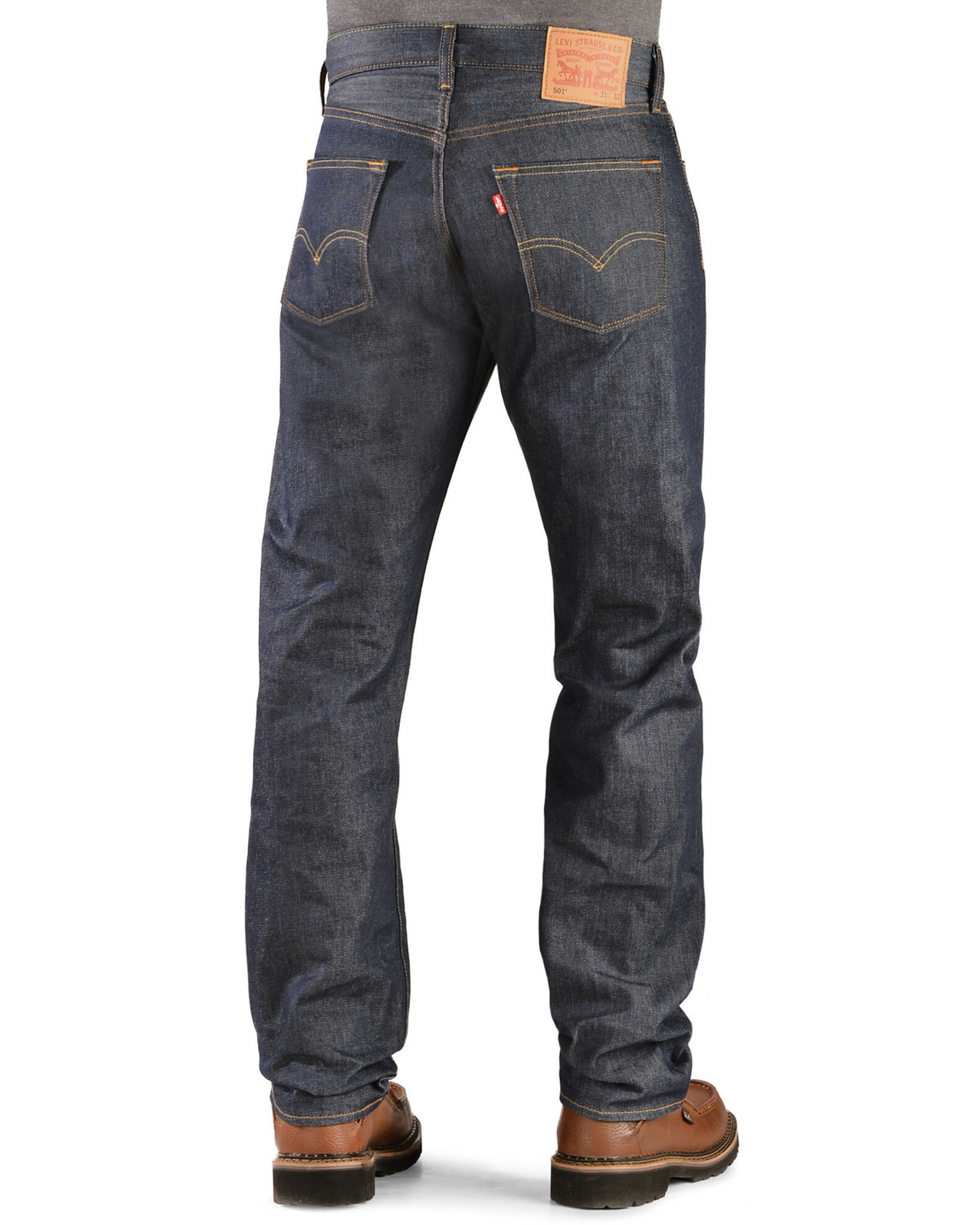 beest Kapper Superioriteit Levi's Men's 501 Original Shrink-to-Fit Regular Straight Leg Jeans -  Country Outfitter