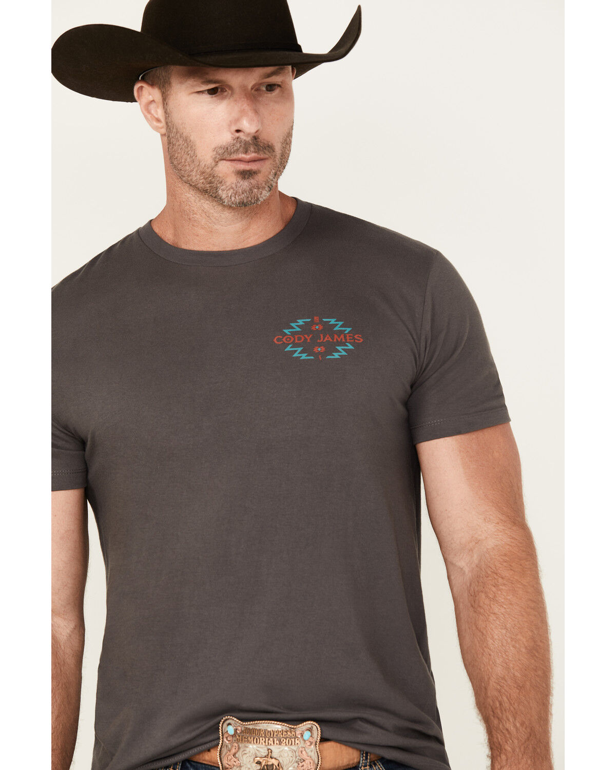 Image #3 - Cody James Men's Southwest Sunset Short Sleeve Graphic T-Shirt, Charcoal, hi-res