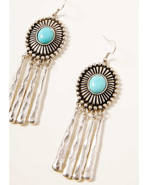 Image #2 - Idyllwind Women's Gimme More Concho Earrings, Silver, hi-res