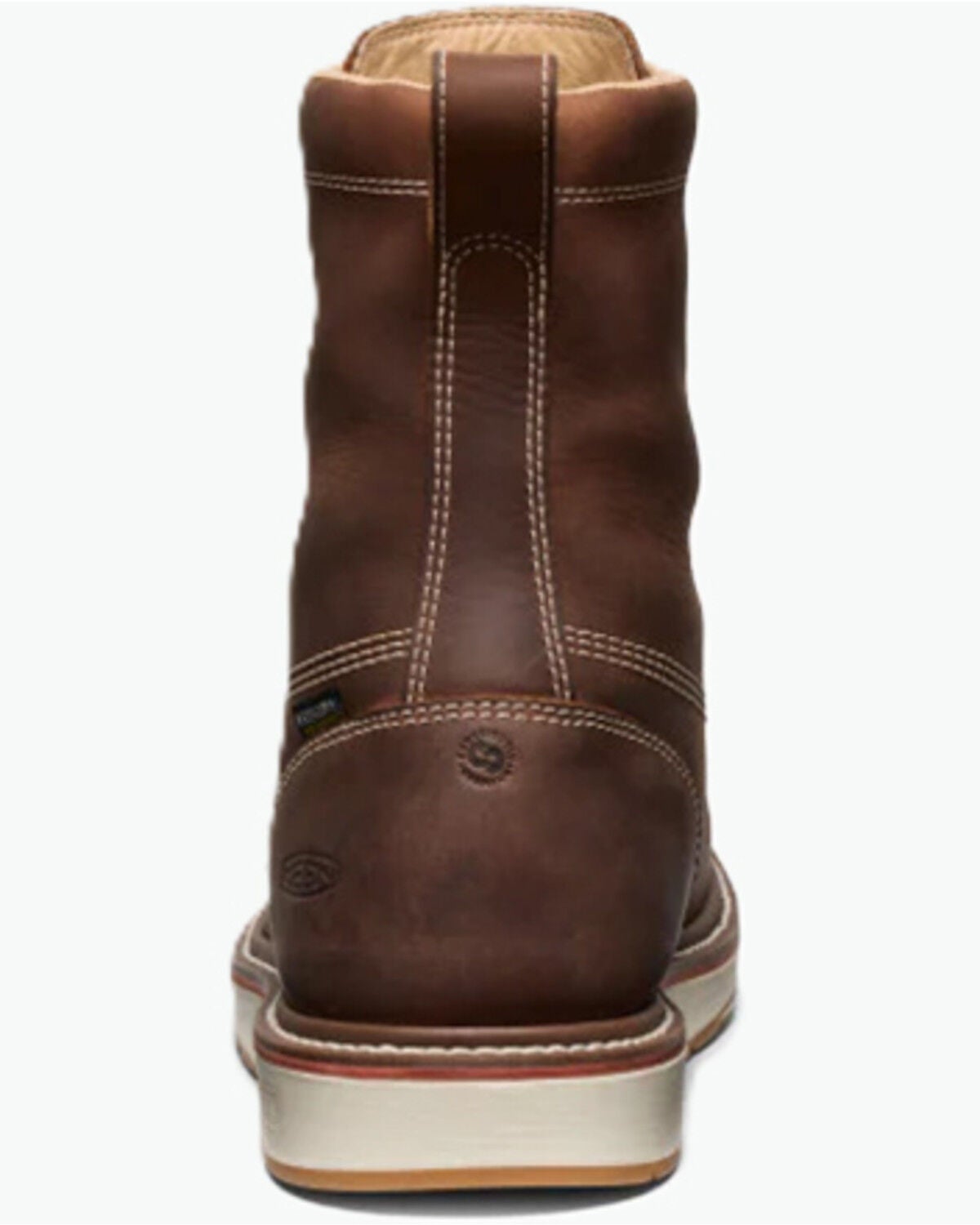 Image #3 - Keen Men's Liberty 8" Waterproof Moc Work Boots - Carbon Toe, Brown, hi-res