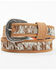 Image #1 - RANK 45® Men's Stockyard Hair on Hide Belt , Brown, hi-res