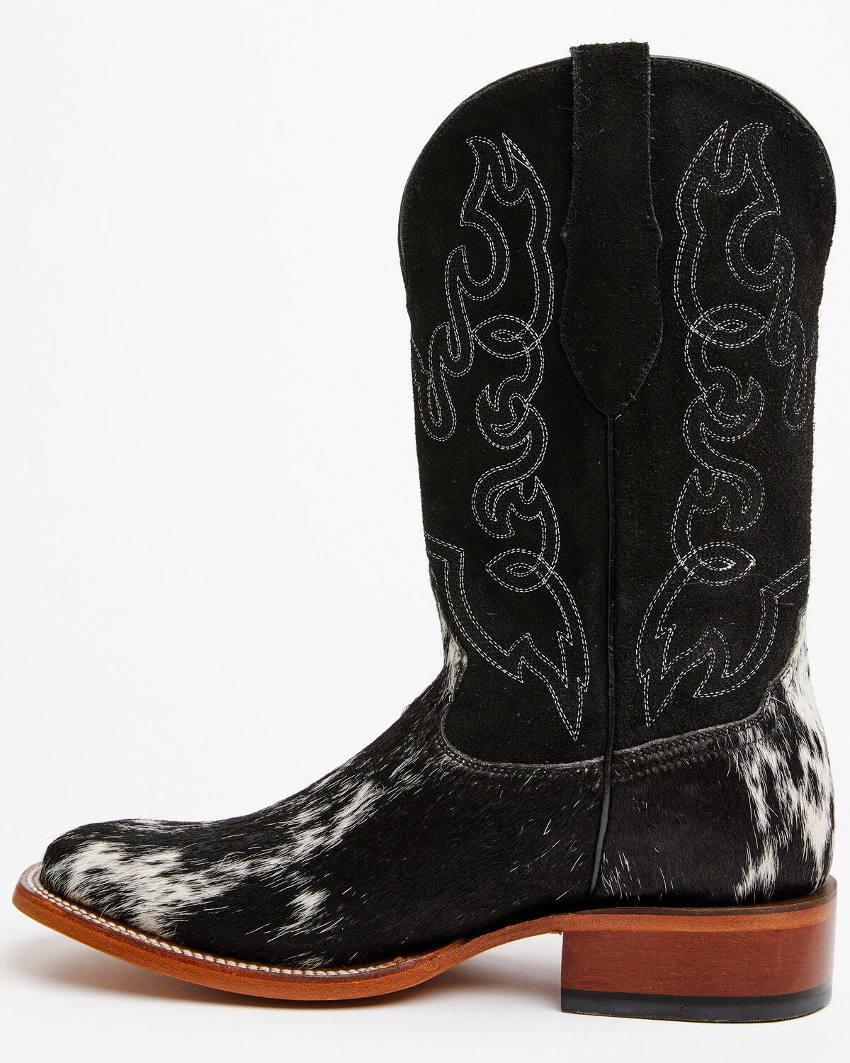Image #3 - Cody James Men's Badlands Cowhide Western Boots - Broad Square Toe, Black, hi-res