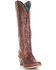 Corral Women's Cognac Embroidery Western Boots - Medium Toe, Brown, hi-res