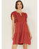 Image #1 - Molly Bracken Women's Sleeveless Tiered Dress, Rust Copper, hi-res