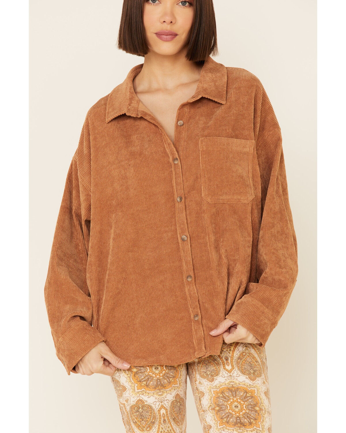 Wishlist Women's Solid Corduroy 