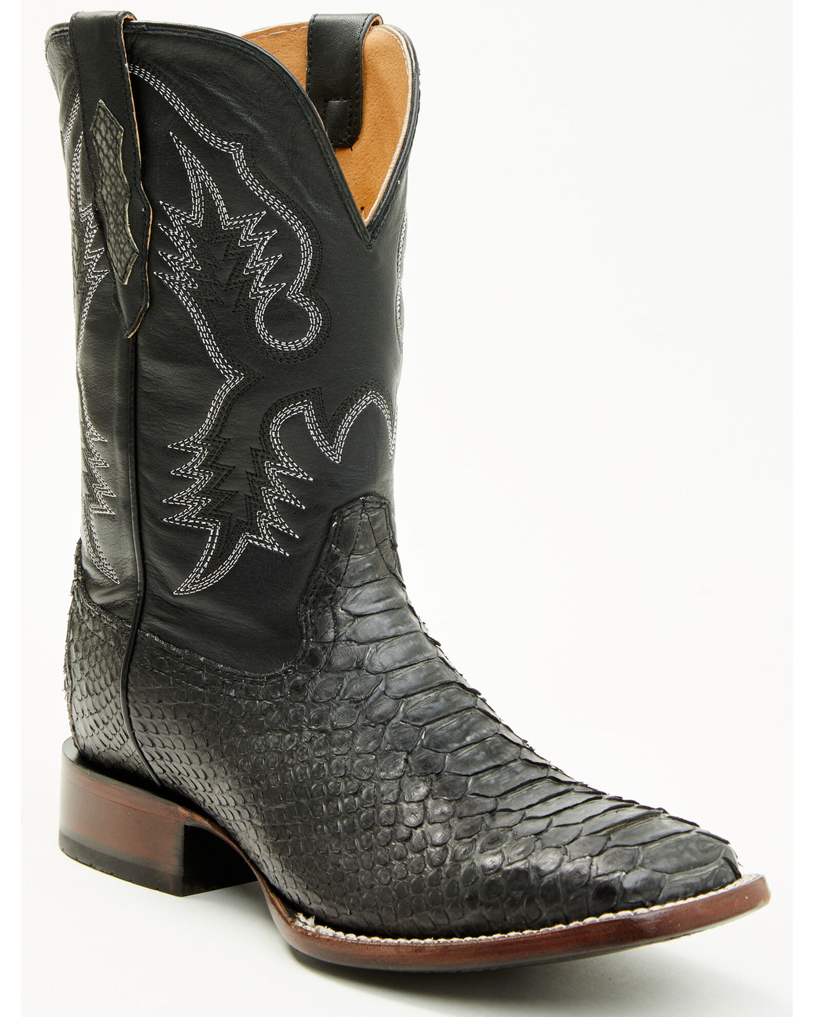 【35％OFF】 Python Exotic Men's James Cody Western Square Broad - Boots 靴