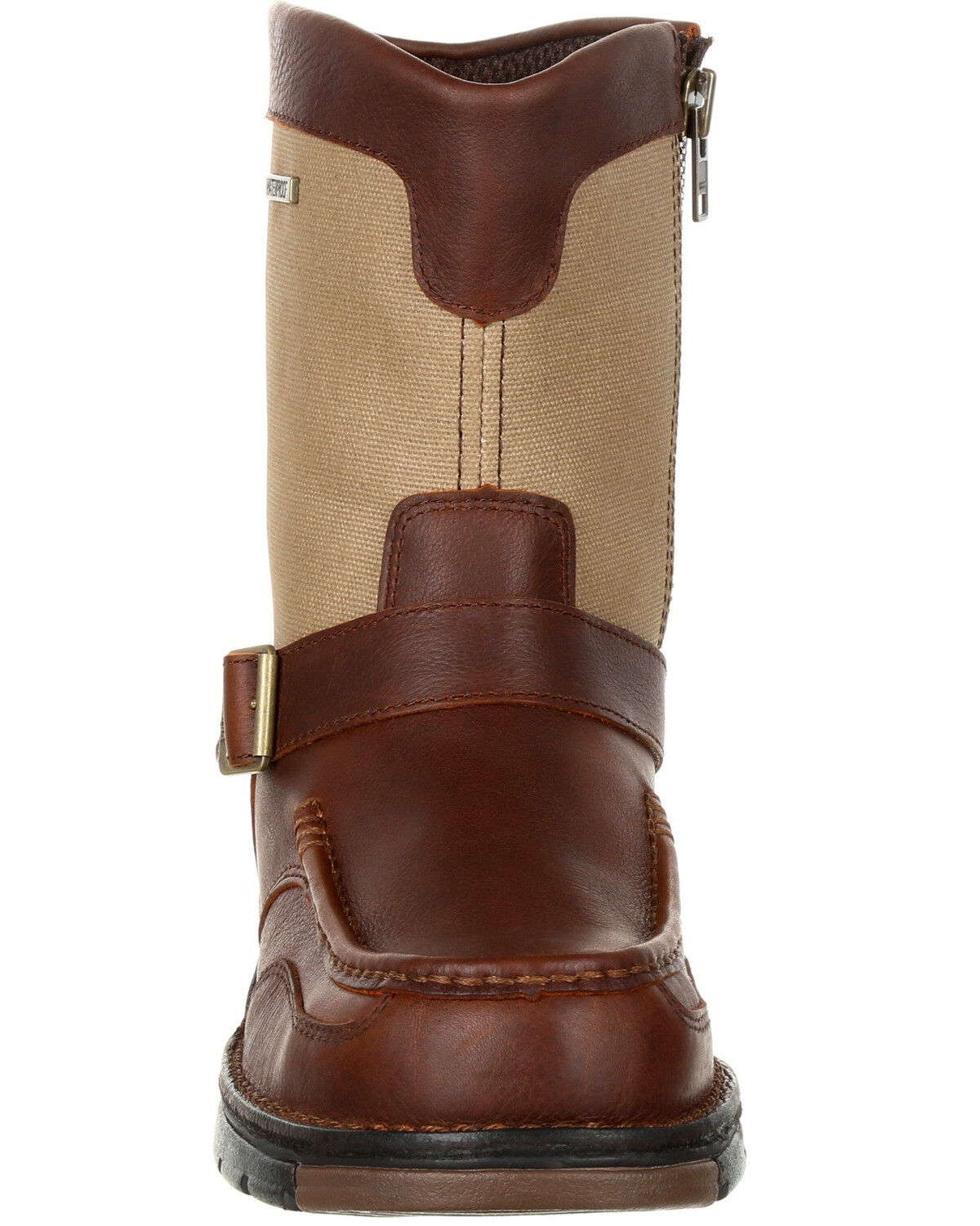 Image #5 - Georgia Boot Men's Athens Waterproof Side-Zip Work Boots - Moc Toe, Brown, hi-res