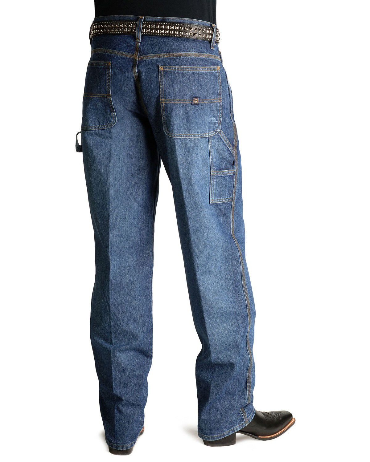 cinch loose fit jeans