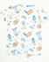 Image #3 - Angel Dear Infant Boys' Cowboy Boots Henley Shortall, White, hi-res