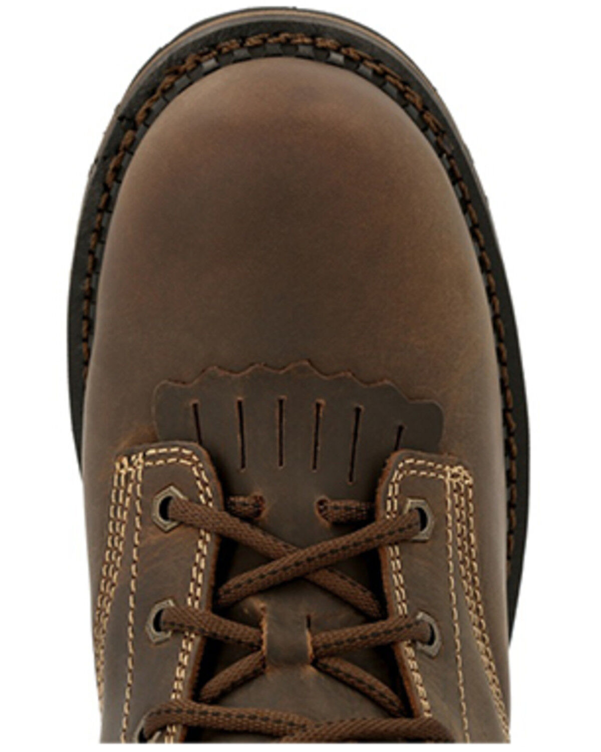 Image #6 - Georgia Boot Men's 9" AMP LT Logger Insulated Waterproof Work Boots - Composite Toe, Brown, hi-res