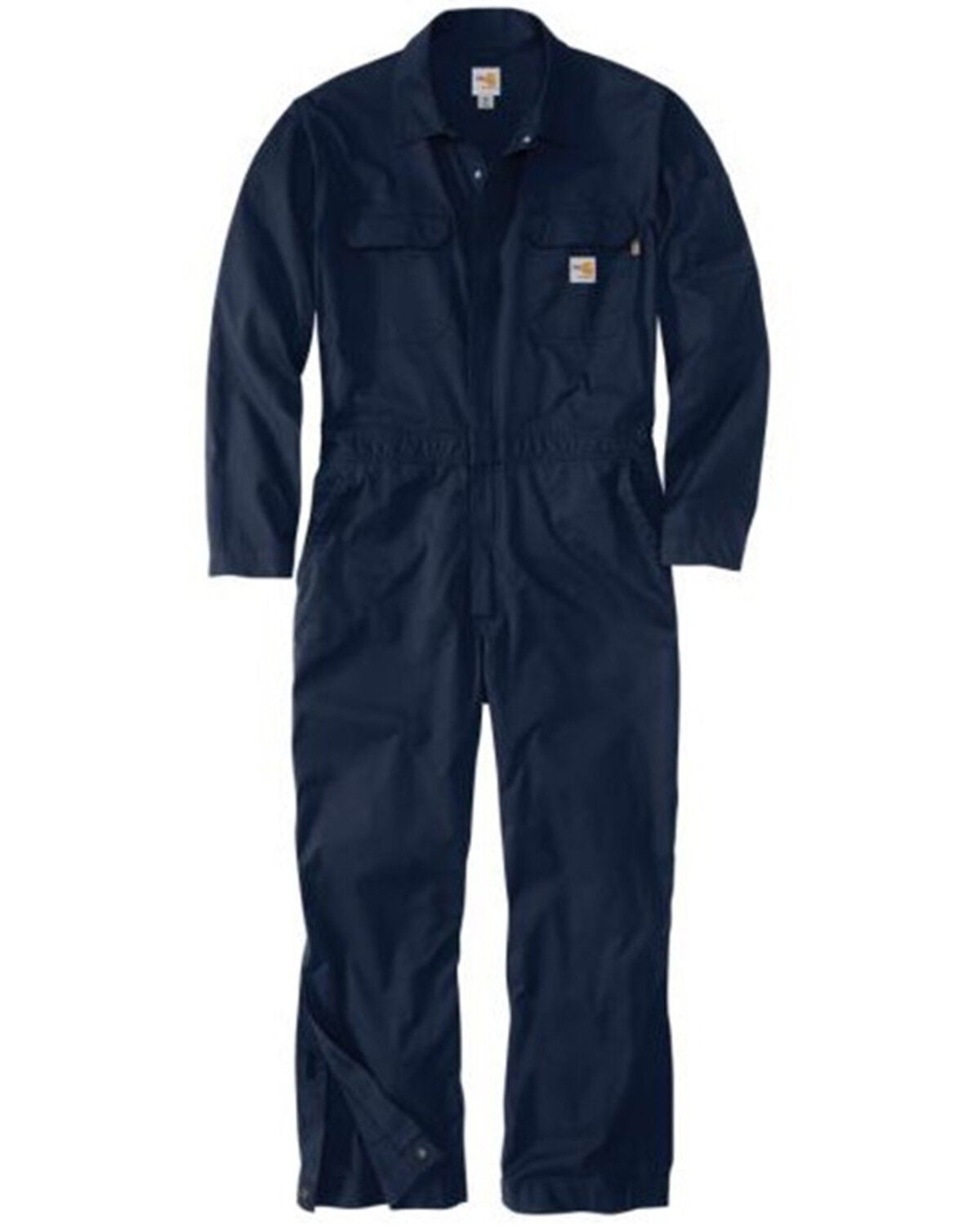 Image #1 - Carhartt Men's FR Loose Fit Twill Coveralls, Navy, hi-res