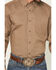 Image #3 - Cody James Men's Big Deal Geo Print Long Sleeve Button-Down Stretch Western Shirt, Lt Brown, hi-res